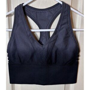 Pink Sport Small Black Ombre Racerback V-neck Athletic Seamless Sports Bra